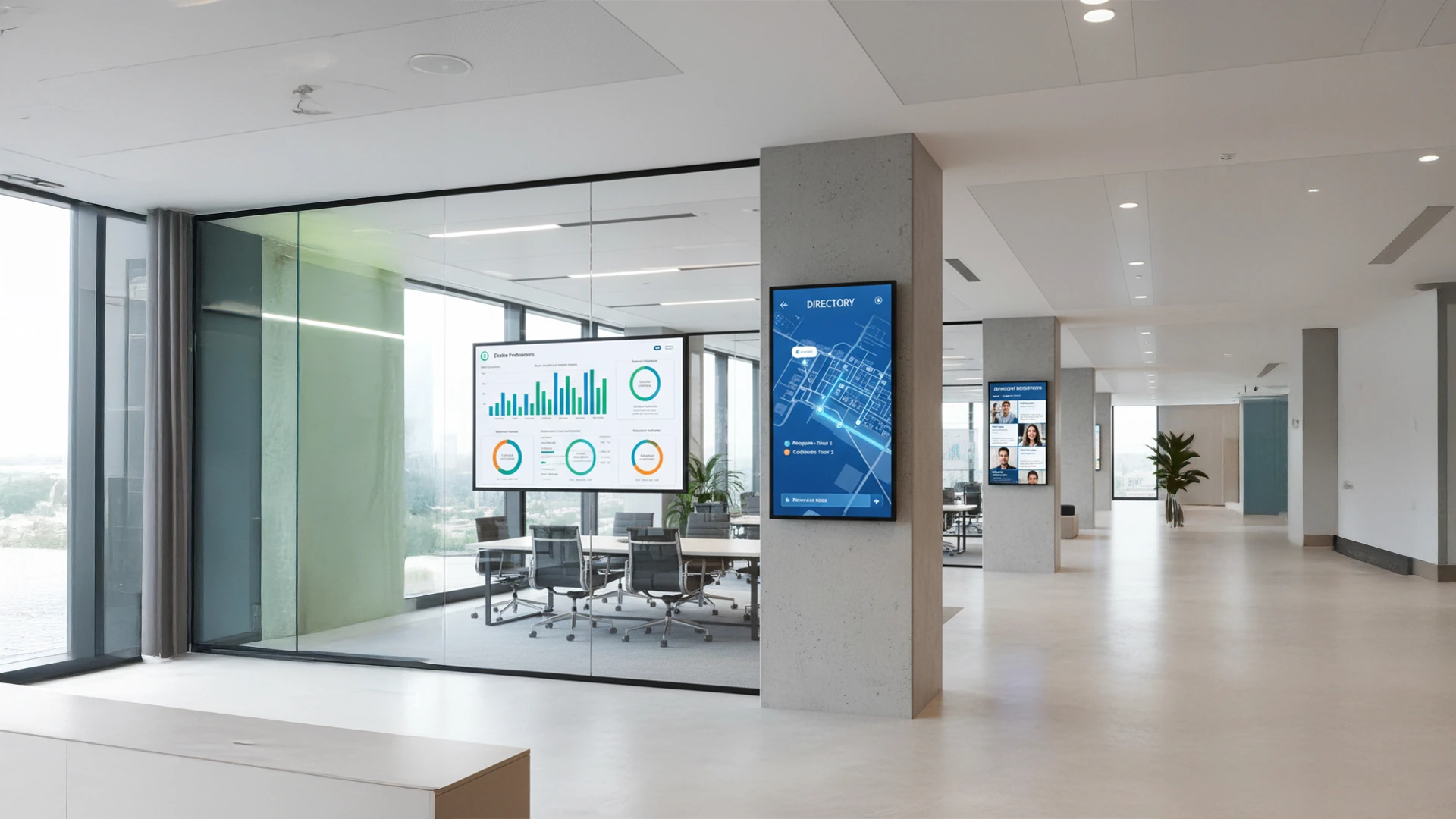 digital signage transforming work place
