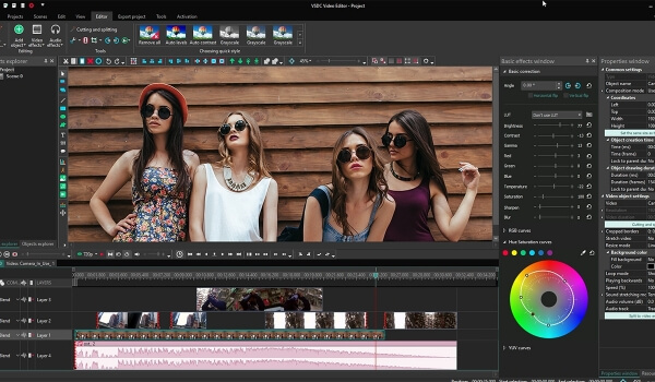 Movie-like video production with simple features and multimedia suite