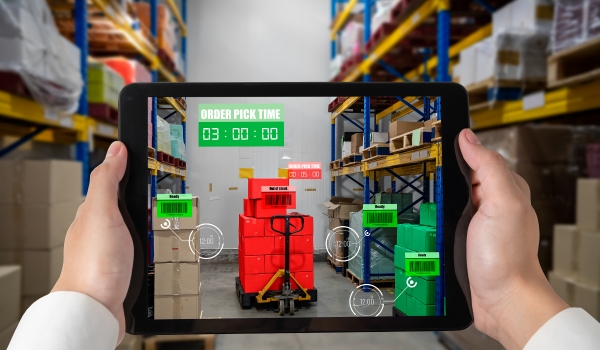 Effortless inventory management at warehouses using digital signage screens
